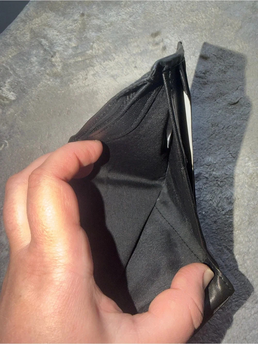 Classic Black Bi-Fold Wallet - Men Accessories